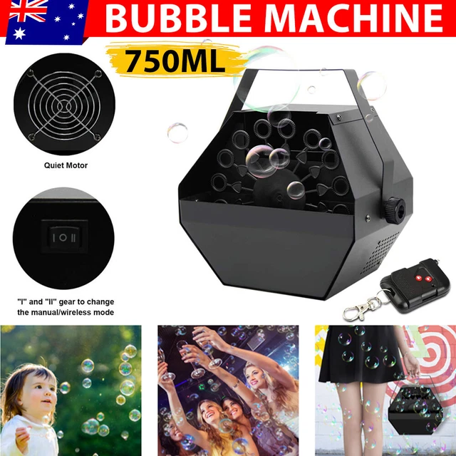 Outdoor Indoor Bubble Machine Maker Toy Blower Party Birthday Wedding Electric