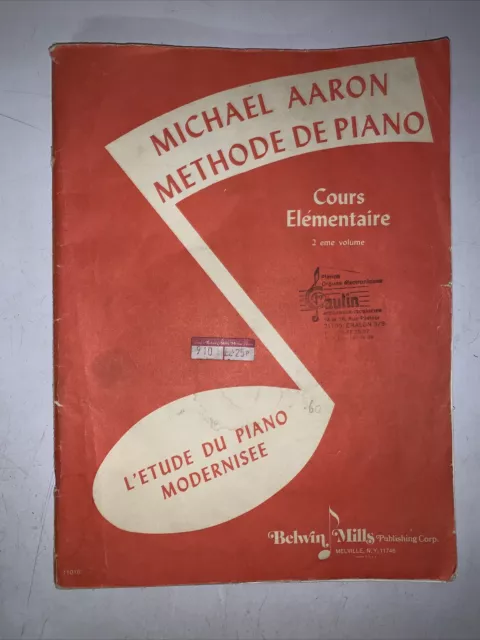 Livre Partitions / méthode - Michael Aaron Méthode de piano l'étude du piano mod