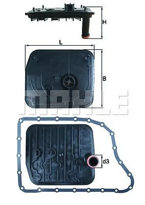 Knecht Mahle Filtro Olio Cambio Automatico Con Guarnizione Adatto Per Ford Focus |