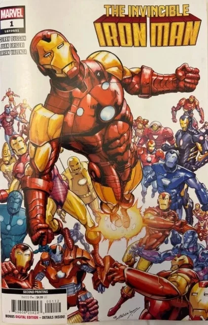 Invincible Iron Man #1 2Nd Printing Variant (2023)