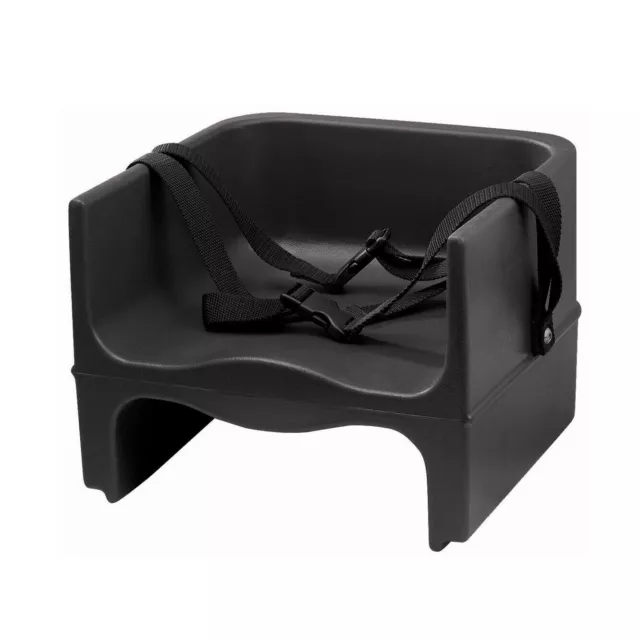 Winco CHB-1PK Polyethylene Booster Seat - Black