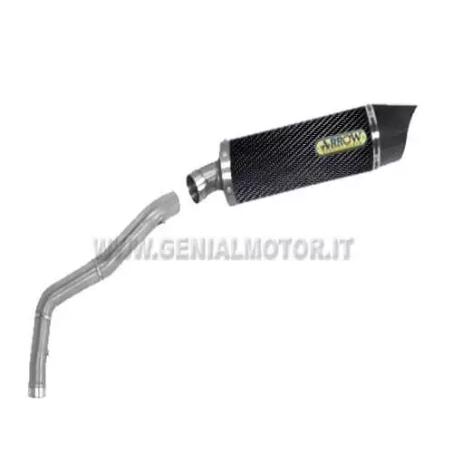 Exhaust + Link Pipe Arrow Indy Carbo Honda Cbr 600 Rr 2009 > 2012