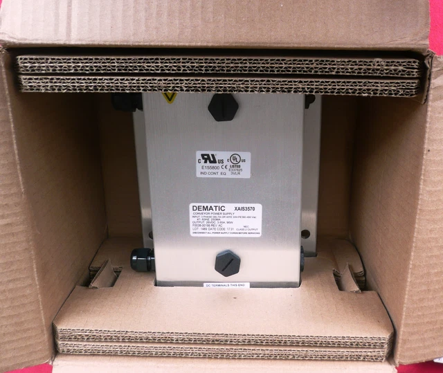 DEMATIC CONVEYOR POWER Supply XAIS3570, F0038-0166 REV:AC (new in ...