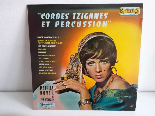 MATHIAS NOVAK Cordes tziganes et percussion 30 CV 1012 MUSIDISC