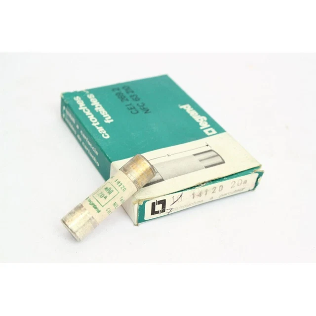 7Pcs Legrand 141 20 FUSIBLE Percuteur 20A 14x51mm (B921)