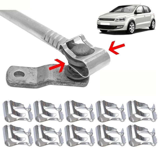 2x Windscreen Wiper Linkage Rod Repair Clip Spring – Front, 5 Year Guarantee