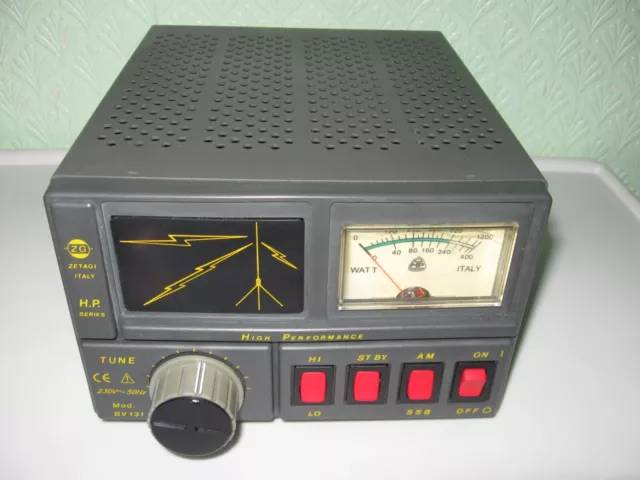 ** Zetagi BV131 Amplificatore tubo valvola per radio prosciutto CB - Superbo! **