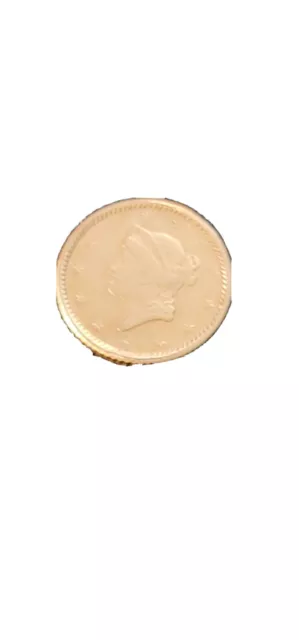 1854 us gold coin liberty head 1 dollar