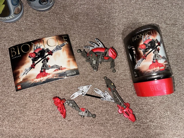 LEGO BIONICLE SET 8592: Rahkshi Turahk InComplete No Kraata (2003