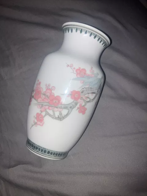 Vintage Liling Cherry Blossom Branch Porcelain Vase Chinese
