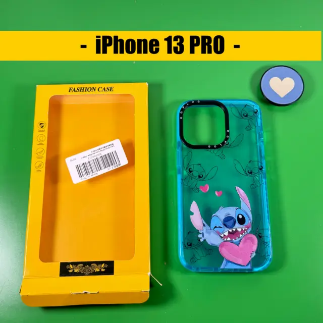 iPhone 13 PRO Case: Disney STITCH Cartoon Design | Love Stitch | NEW. Open Box
