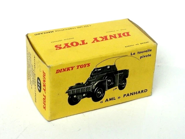 Scatola EBR PANHARD 80 In Riproduzione Per DINKY TOYS – Veicolo Militare, Usata