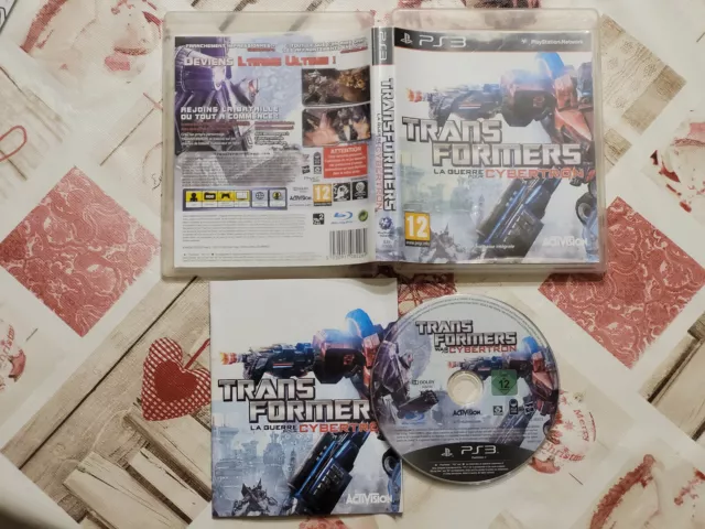 Jeu Video Playstation 3 Ps3 Ps4 Complet Transformers La Guerre Pour Cybertron