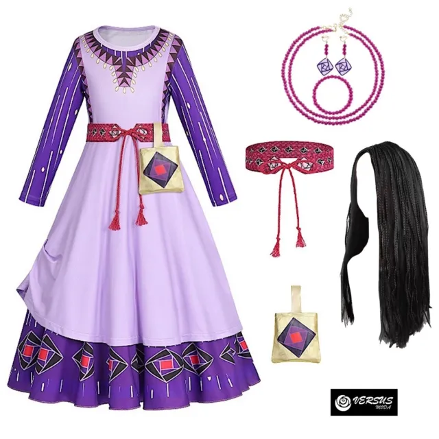 Simile Isabela Costume Carnevale Bambina Vestito Encanto Cosplay Dress  ENCANTO10