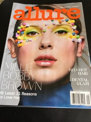 ALLURE MAGAZINE SEPTEMBER 2022 Issue New No Label MILLIE BOBBY BROWN $9