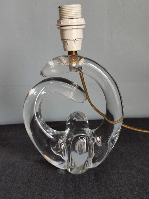 Petite lampe en cristal Schneider vintage