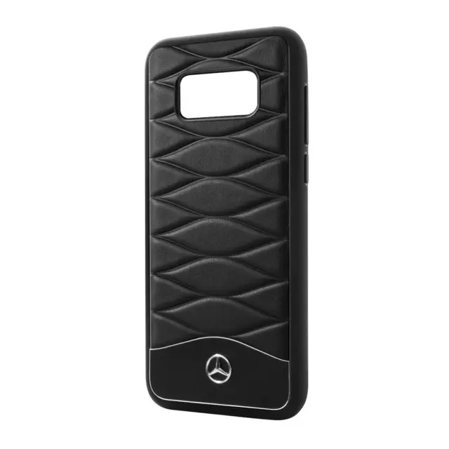 Mercedes Benz Original Hülle/Case für SAMSUNG Galaxy S8 Leder Schwarz Neu OVP