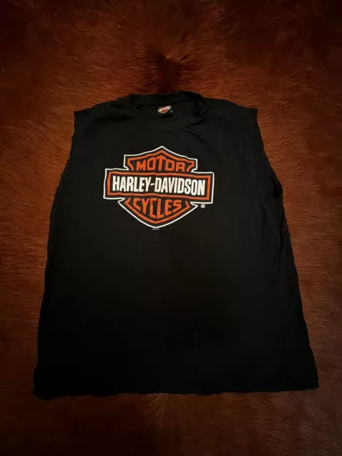 okc harley davidson muscle shirt size XXL