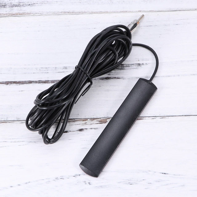 Antenna Radio FM ANT-309 Per Auto – Amplificatore Di Segnale 85-112MHz, Cavo 5m, Nero, Montaggio Su Vetro - 2