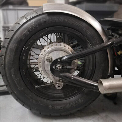 200mm lamiera di protezione per Harley Davidson Custombikes 15 pollici acciaio Ribbed Style 