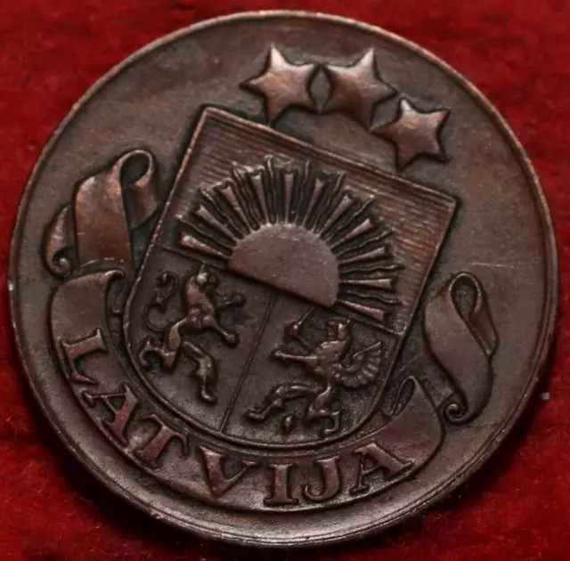 1935 Latvia 1 Santims Foreign Coin