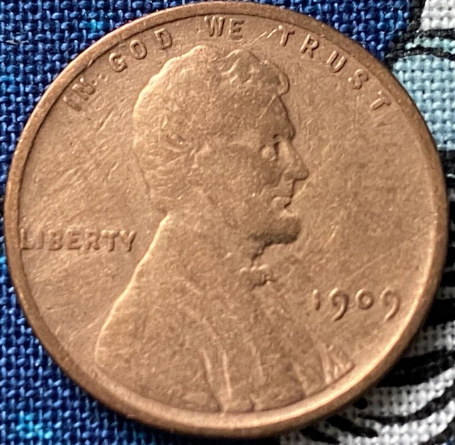 1909-P Lincoln Wheat Cent Free Shipping 1909p