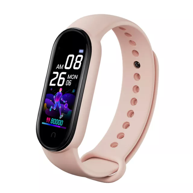 Smart Watch BT Activity Monitor Waterproof Heart Rate Fitness Tracker Pink