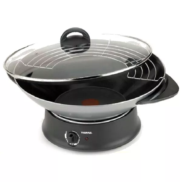 tefal wok electrique 1200w wo3000 multi