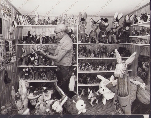1982 ALEXANDERHÜTTE Collector Wlli Seidel donkeys collection Germany Photo