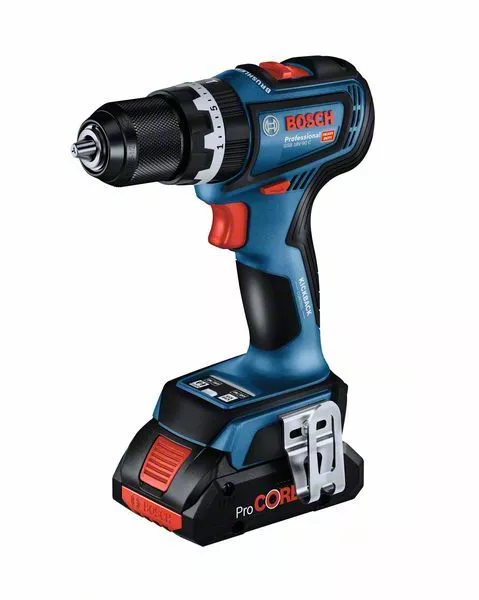 Bosch Akku-Schlagbohrschrauber GSB 18V-90 C, 2x ProCORE 4.0Ah, Ladegerät, L-BOXX 2