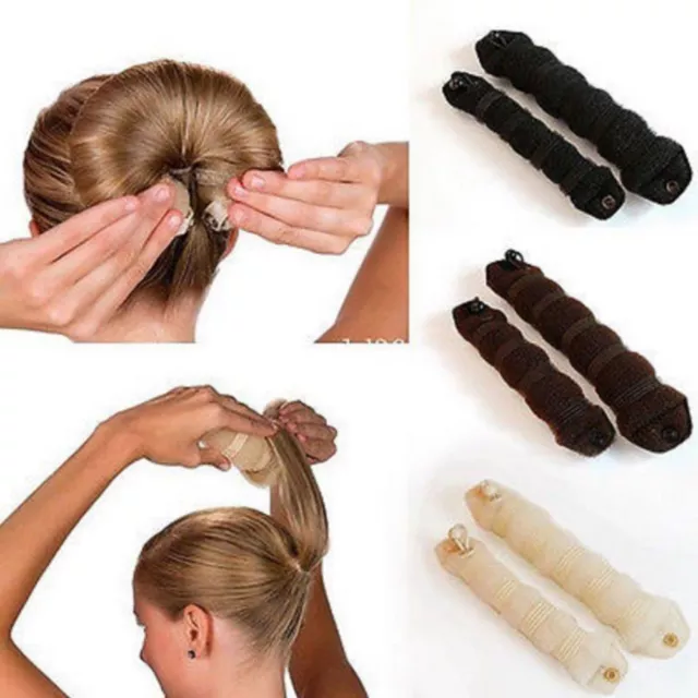 Dutt Knotenring Haarknoten Frisurenhilfe Hair Bun Donut Volumizing Scrunchie