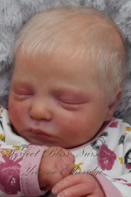 *Pbn* Yvonne Etheridge Reborn Baby Girl Doll Realborn Claudia Asleep 0224