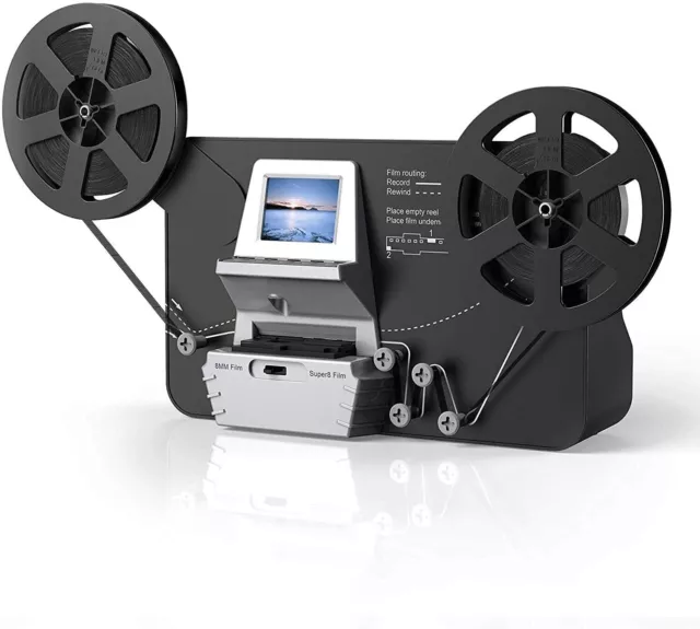 8mm&Super 8 Reels to Digital MovieMaker Film Sanner Converter Pro Film Digitizer