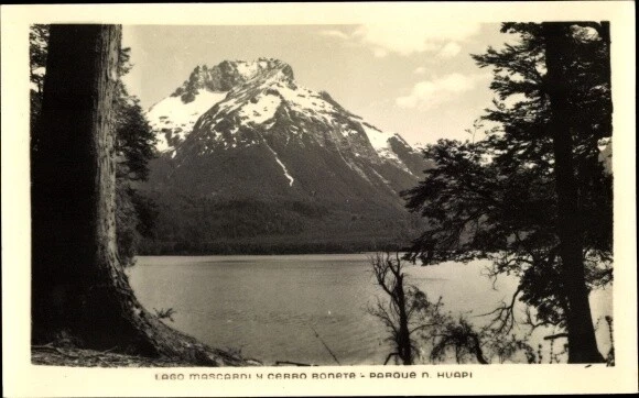 Postcard Argentinien, Lake Mascardi and Cerro Bonata, Park N. Huapi - 3894575