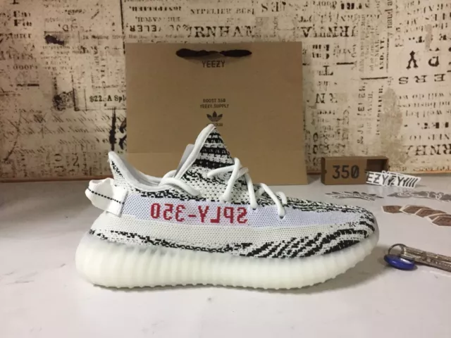 ADIDAS YEEZY BOOST 350 V2 Zebra CP9654 Men's shoes US Size $273.74 ...