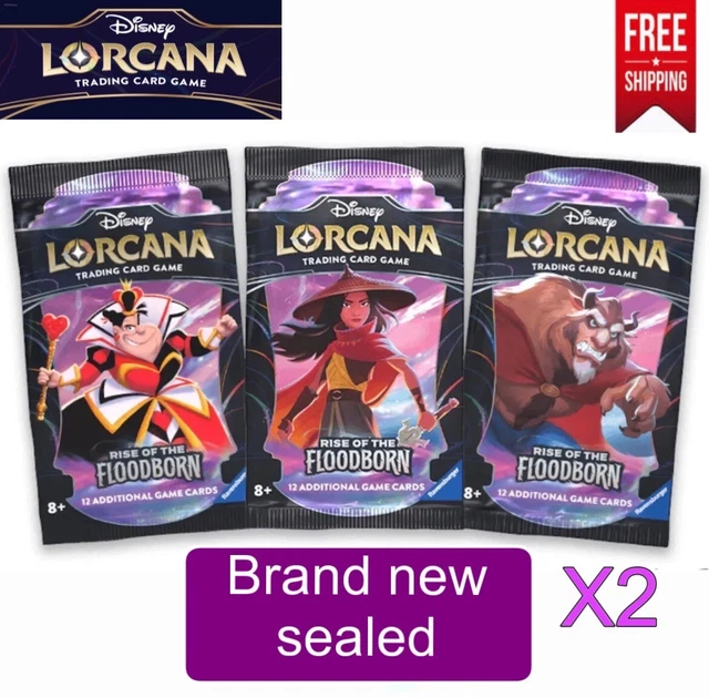 DISNEY LORCANA CHAPTER 2 Rise Of The Floodborn Booster Packs X2 Pre Order £30.00 PicClick UK