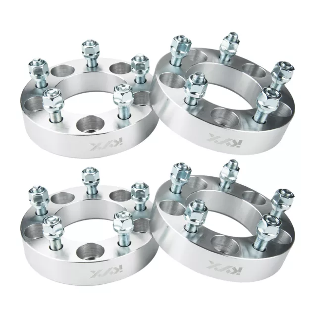 4PCS 1.25" inch 5x4.75 Wheel Spacers 12x1.5 For Chevy Camaro Corvette GMC Sonoma