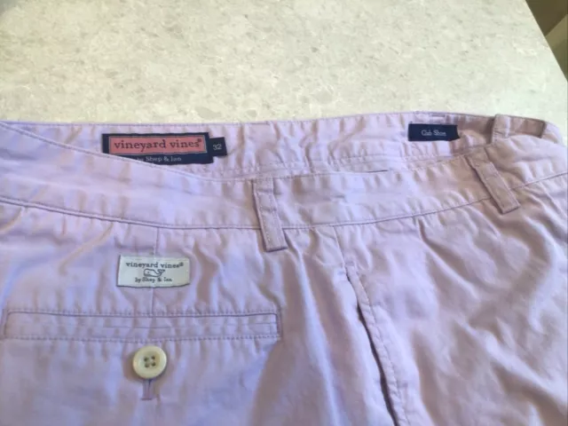 (32) Mens Vineyard Vines Shorts Light Purple Lavender Club Short