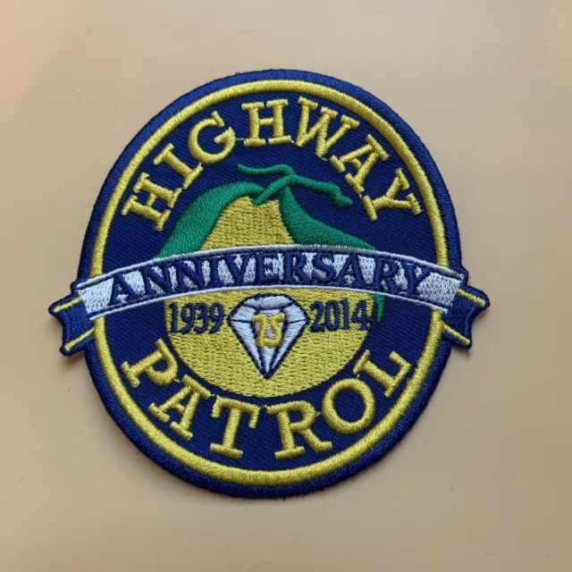 Florida Highway Patrol 75th Anniversary Police Patch 1939 To 2014