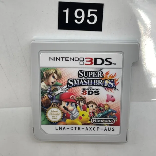 Super Smash Bros. Nintendo 3DS Game Cartridge PAL oz195