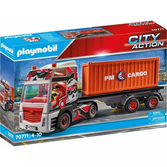 Playmobil - 70557 - City Action - Camion de Pompiers et véhicule