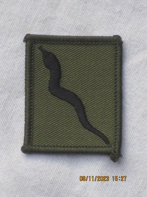 Véritable British Army 101 Logistique Brigade Trf Black Adder - Foto 1