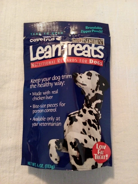(6) Lean Dog Covetrus Nutrisentials Covetrus Chicken Treats 4oz Packs 03/2024