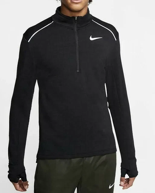 NIKE MENS DRY Element Full Zip Running Top Black Size Large CV7396 010  Dri-Fit $59.99 - PicClick
