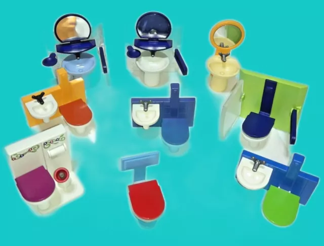Playmobil WC 🚽🧻Toilette Waschbecken mit Zubehör Ersatzteil zum Aussuchen