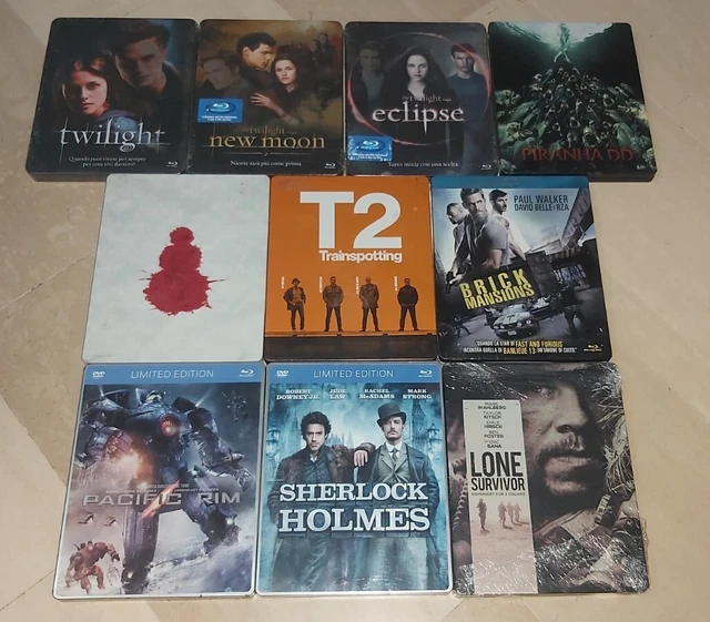 BLU RAY + DVD STEELBOOK LOTTO STOCK 11 TITOLI FUORI CATALOGO anche singolarmente