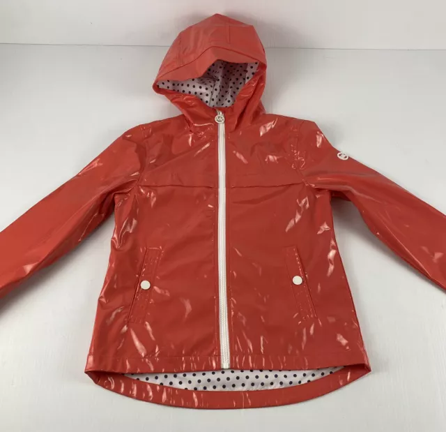 Michael Kors Rain Jacket Pink Girls Size 10/12 see pics 4 measurements