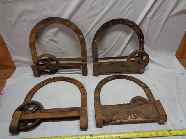 Assorted Vintage Roll Door Track Hanger Rollers (F1005-7)