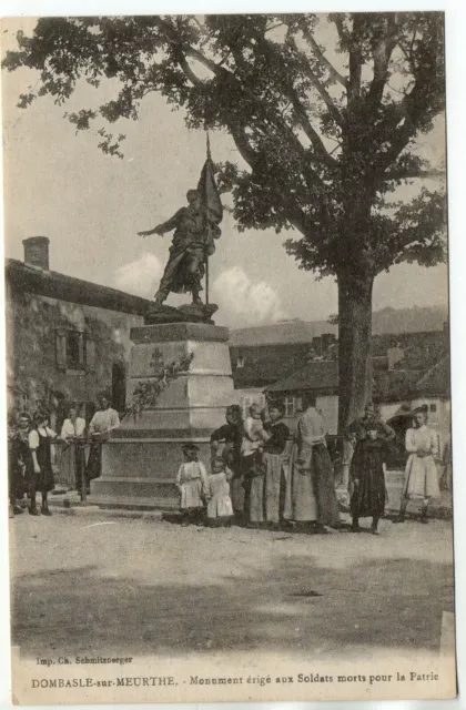 DOMBASLE SUR MEURTHE - Meurthe et Moselle - CPA 54 - le monument du soldat