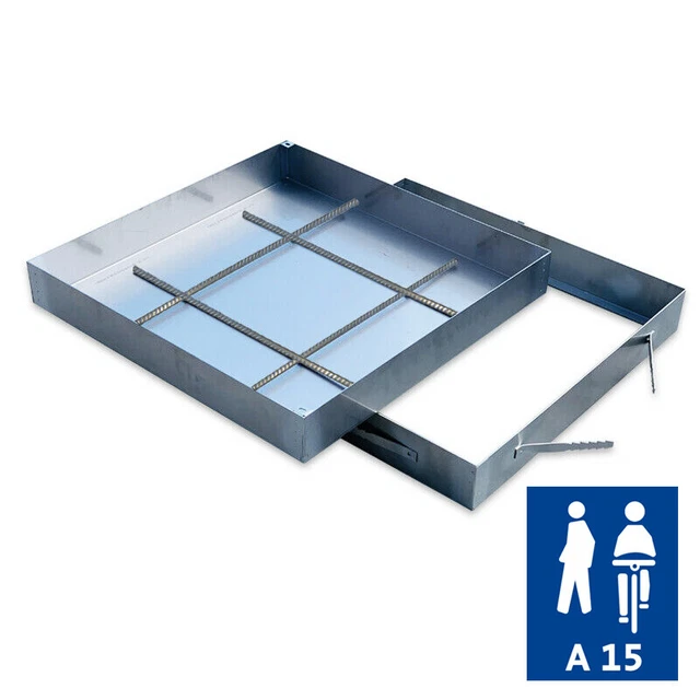 Unsichtbarer Edelstahl Schachtdeckel 100x100cm - Versenkt Für Auffahrt